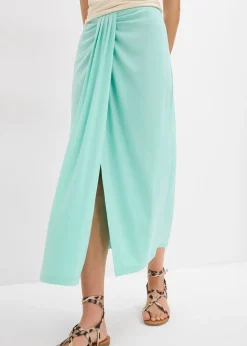 bonprix Jupe en jersey avec taille élastiquée|Femme Jupes