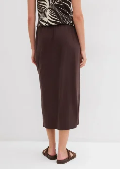 bonprix Jupe en jersey avec taille élastiquée|Femme Jupes