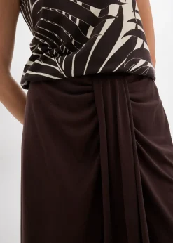 bonprix Jupe en jersey avec taille élastiquée|Femme Jupes