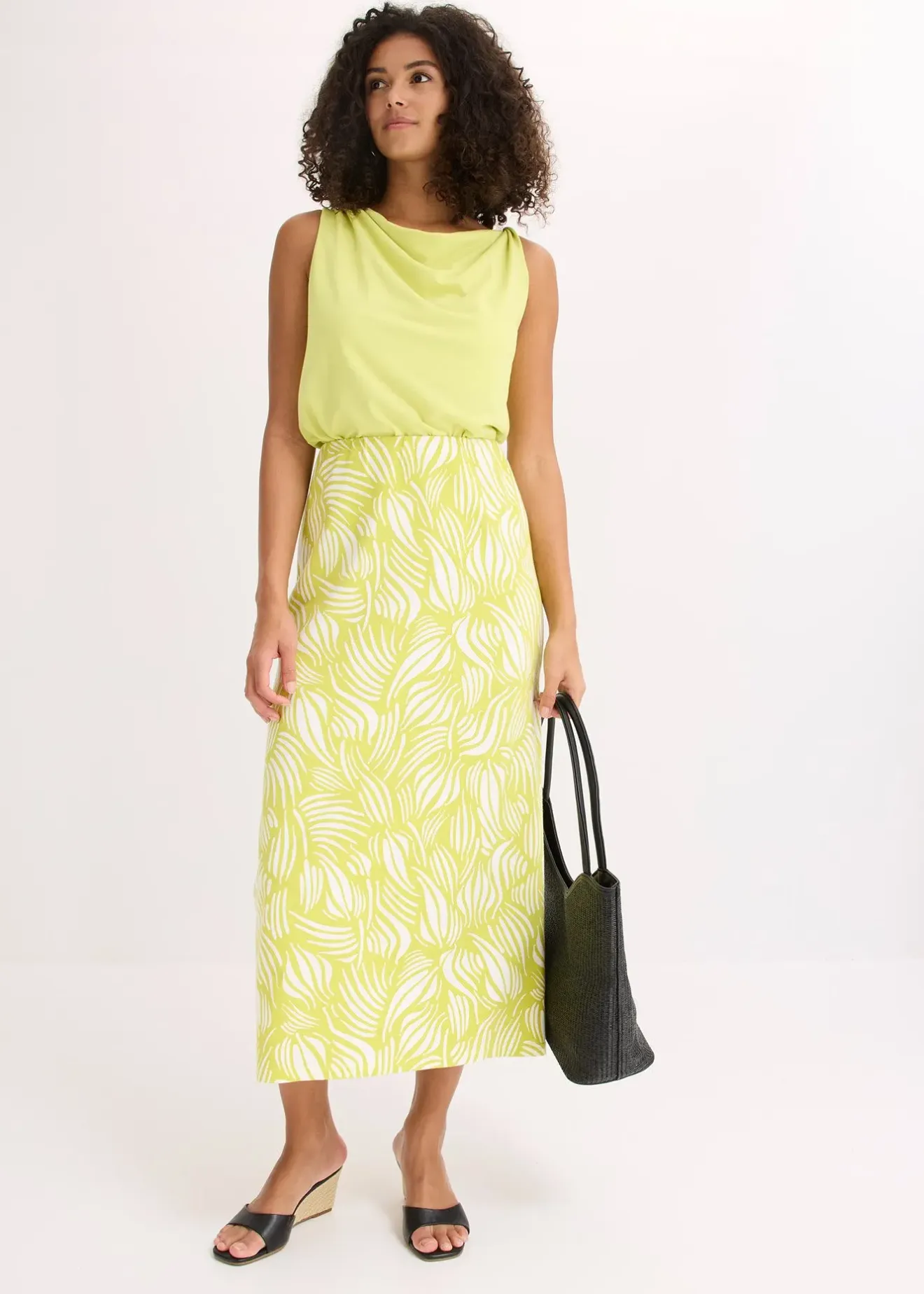 bonprix Jupe en jersey coton extensible|Femme Jupes