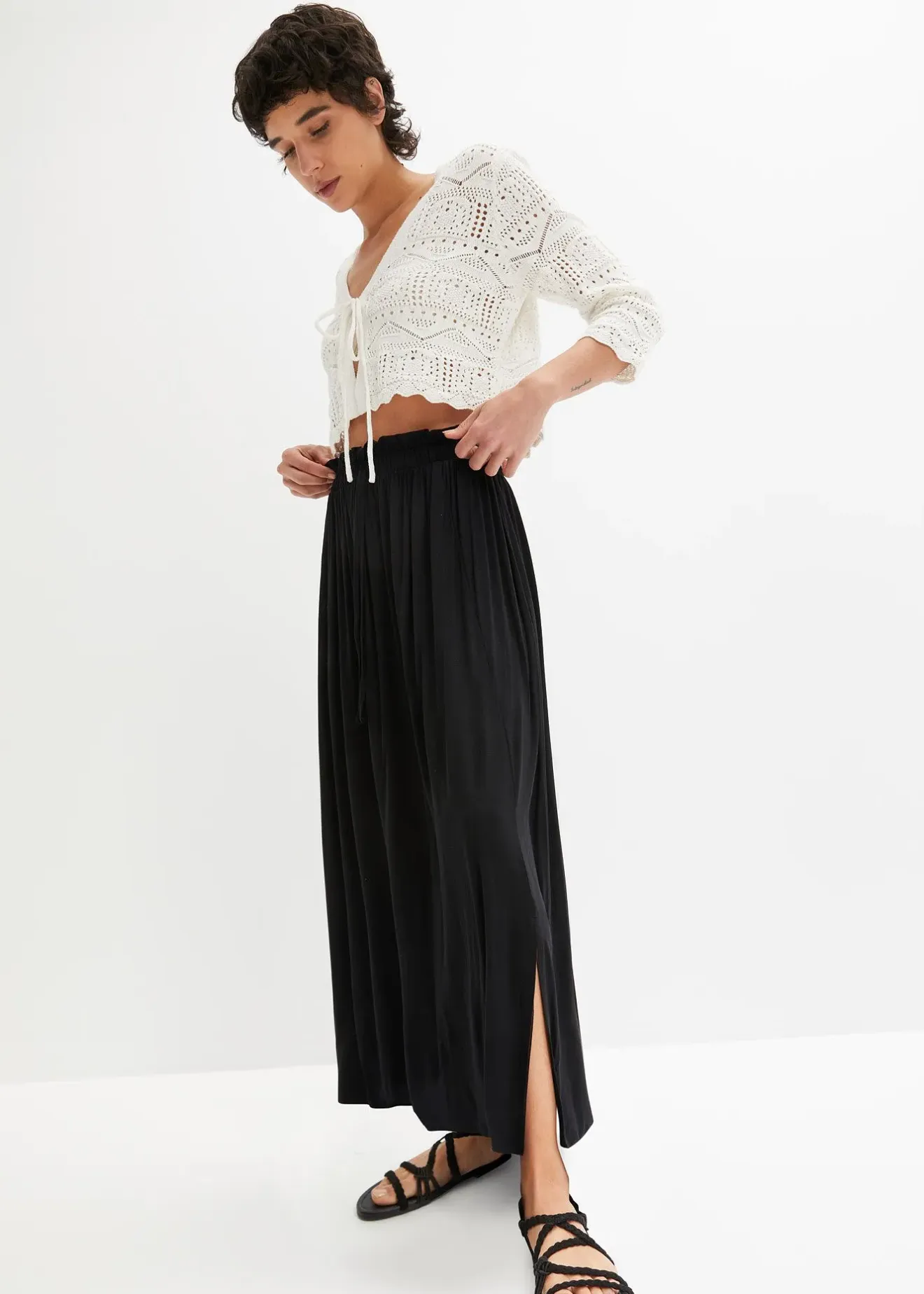 Femme bonprix Jupes|Jupe en jersey de viscose