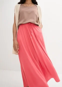 bonprix Jupe en jersey viscose|Femme Jupes