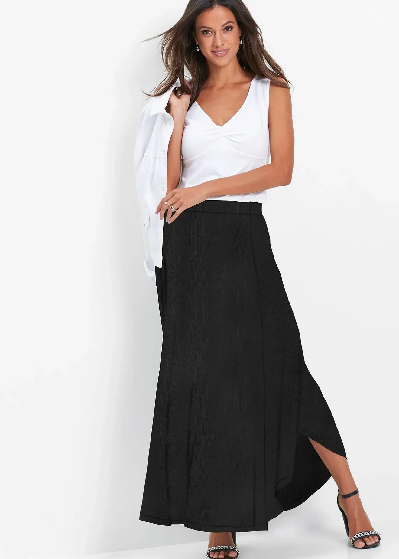 Femme bonprix Jupes|Jupe en jersey viscose