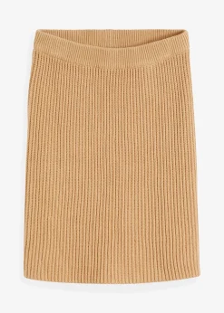 Femme bonprix Jupes|Jupe en maille 100% coton