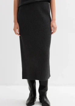 Femme bonprix Jupes|Jupe en maille 100% coton