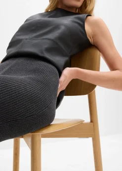 Femme bonprix Jupes|Jupe en maille 100% coton