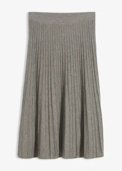 bonprix Jupe en maille avec laine mérinos|Femme Premium|Jupes
