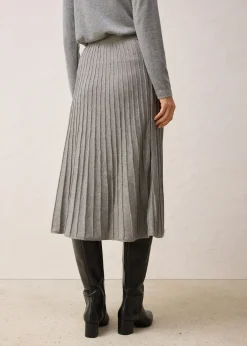 bonprix Jupe en maille avec laine mérinos|Femme Premium|Jupes