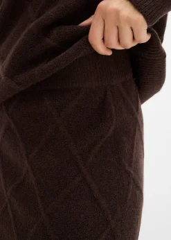 bonprix Jupe en maille torsadée|Femme Jupes