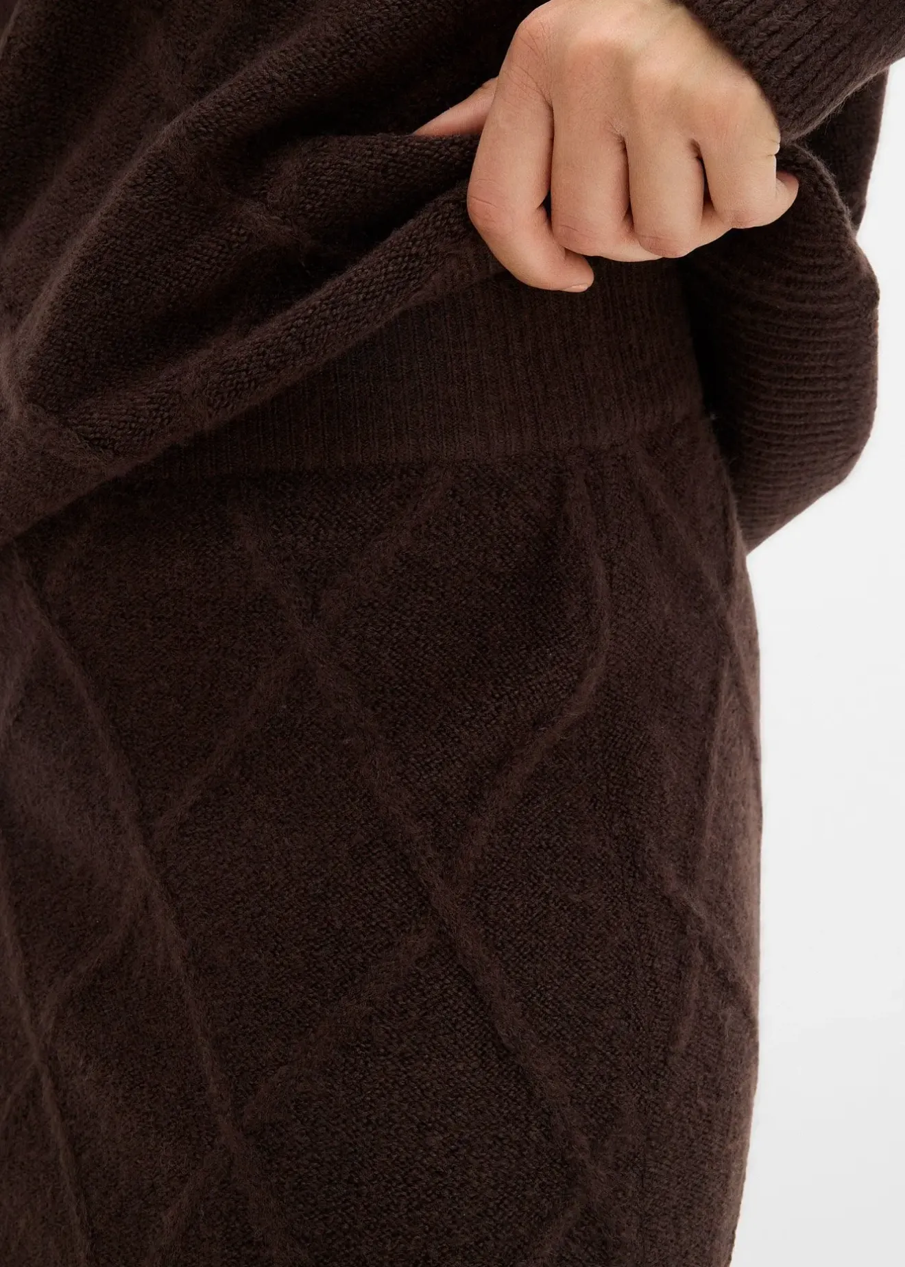 bonprix Jupe en maille torsadée|Femme Jupes