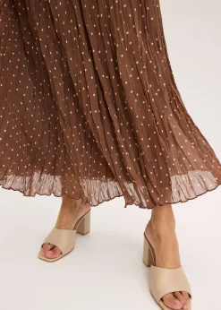 bonprix Jupe en mousseline effet froissé|Femme Jupes