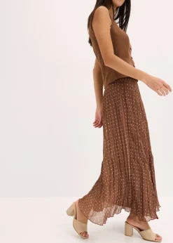 bonprix Jupe en mousseline effet froissé|Femme Jupes