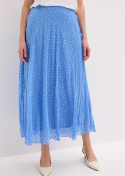 bonprix Jupe en mousseline effet froissé|Femme Jupes