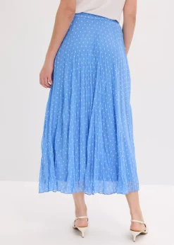 bonprix Jupe en mousseline effet froissé|Femme Jupes