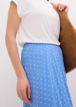 bonprix Jupe en mousseline effet froissé|Femme Jupes