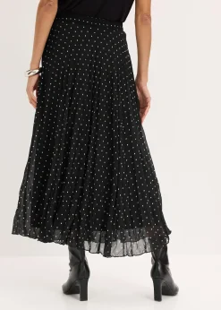 bonprix Jupe en mousseline effet froissé|Femme Jupes