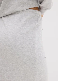 bonprix Jupe en sweat à rivets|Femme Jupes|Sweats