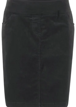 Femme bonprix Jupes|Jupe en velours côtelé extensible à ceinture élastiquée