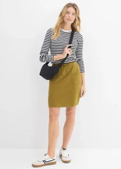 bonprix Jupe extensible en coton|Femme Basiques|Jupes