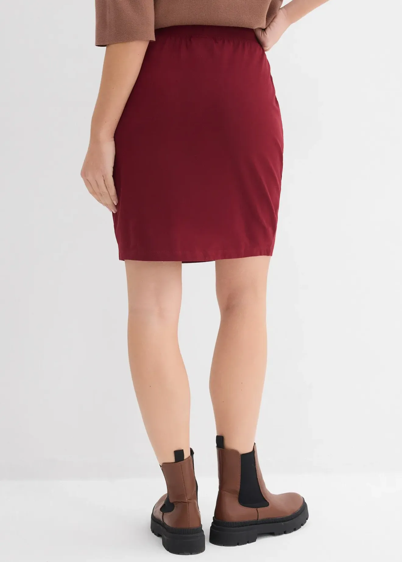 Femme bonprix Basiques|Jupes|Jupe extensible en coton