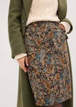 Femme bonprix Jupes|Jupe extensible en coton majoritaire