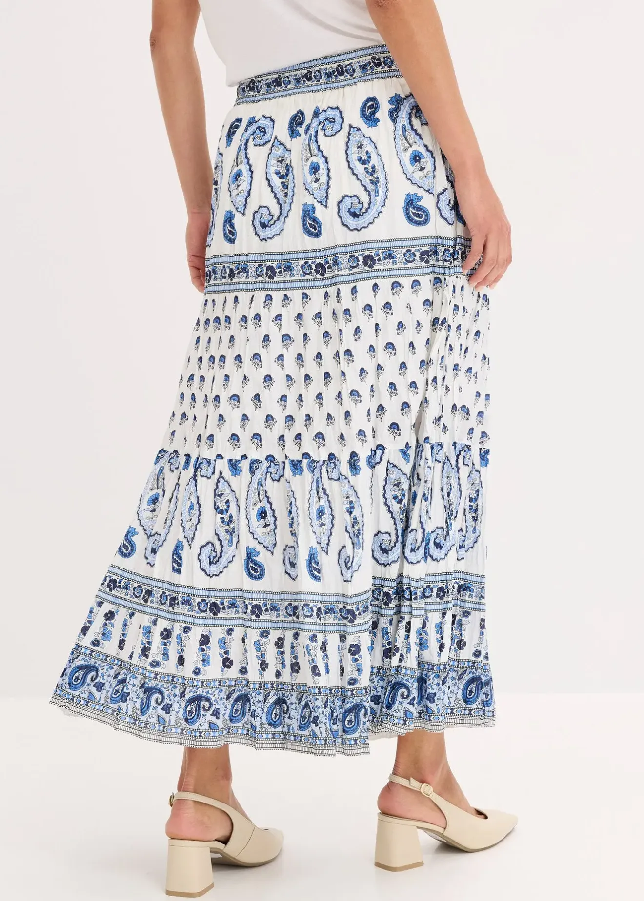 Femme bonprix Jupes|Jupe longue 100% coton