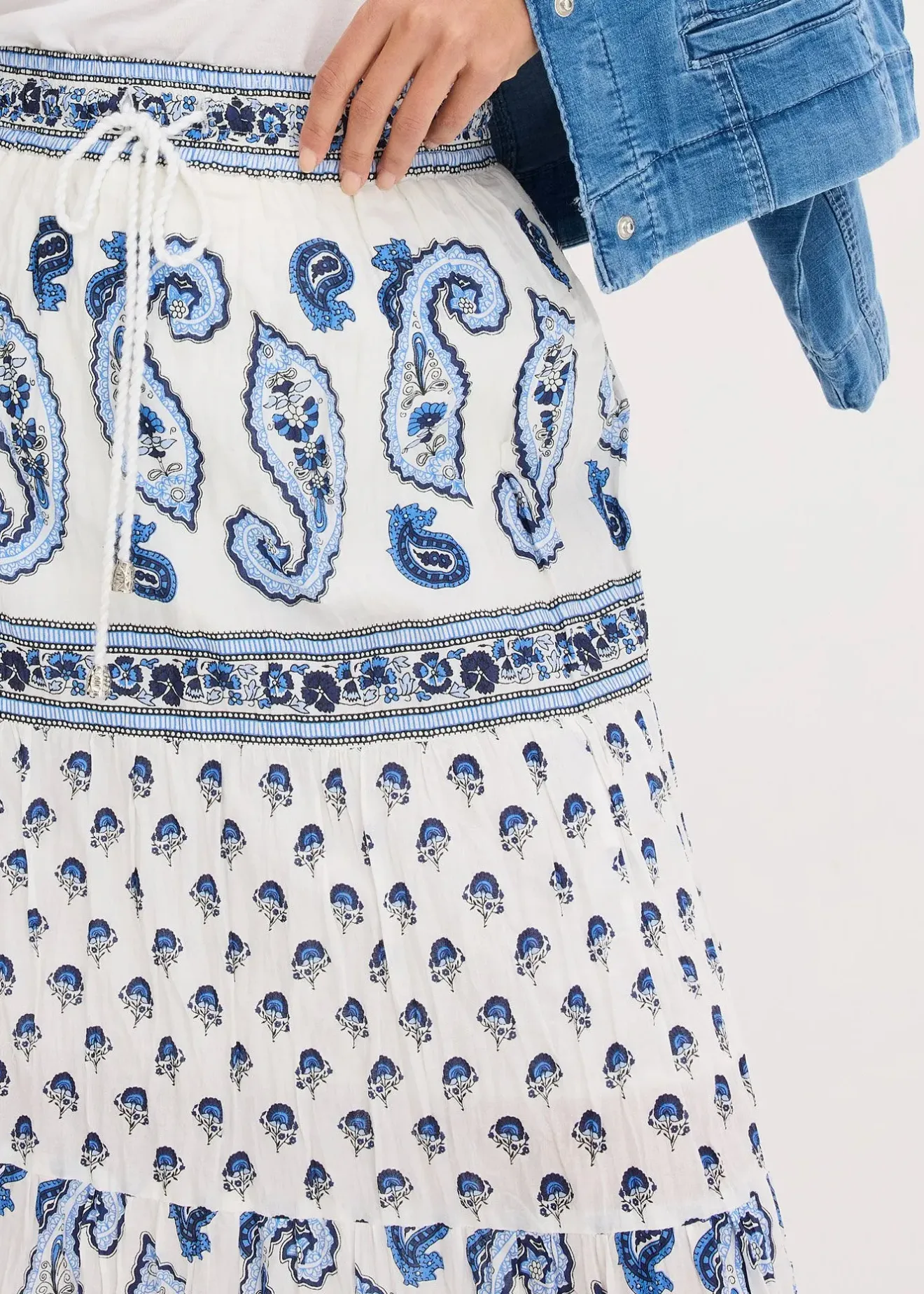 Femme bonprix Jupes|Jupe longue 100% coton