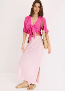 Femme bonprix Jupes|Jupe longue à fente