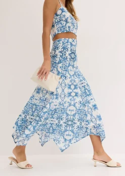 bonprix Jupe longue à pointes|Femme Jupes