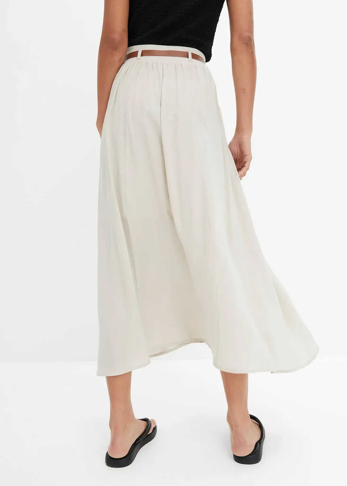 Femme bonprix Jupes|Jupe longue avec ceinture (ens. 2 pces)