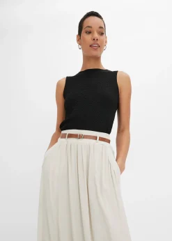 Femme bonprix Jupes|Jupe longue avec ceinture (ens. 2 pces)