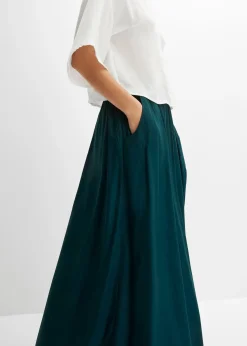 bonprix Jupe longue avec ceinture (ens. 2 pces)|Femme Jupes