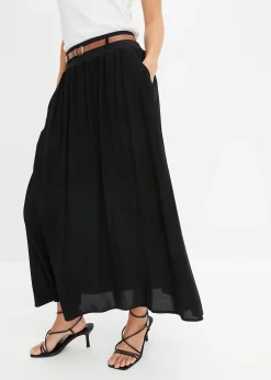 Femme bonprix Jupes|Jupe longue avec ceinture (ens. 2 pces)