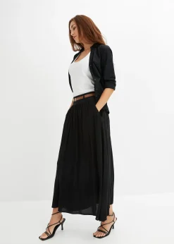 Femme bonprix Jupes|Jupe longue avec ceinture (ens. 2 pces)