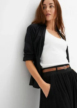 Femme bonprix Jupes|Jupe longue avec ceinture (ens. 2 pces)