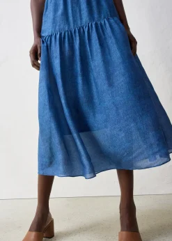 Femme bonprix Premium|Jupes|Jupe longue avec soie