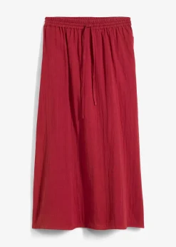 bonprix Jupe longue en gaze de coton|Femme Jupes