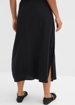 Femme bonprix Jupes|Jupe longue en gaze de coton