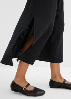 Femme bonprix Jupes|Jupe longue en gaze de coton