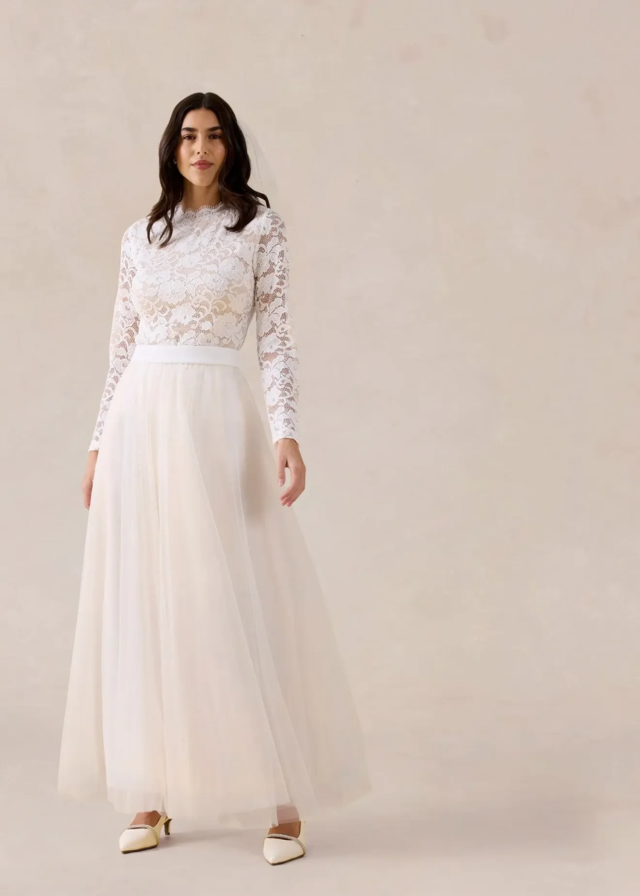 bonprix Jupe longue en tulle délicat|Femme Jupes