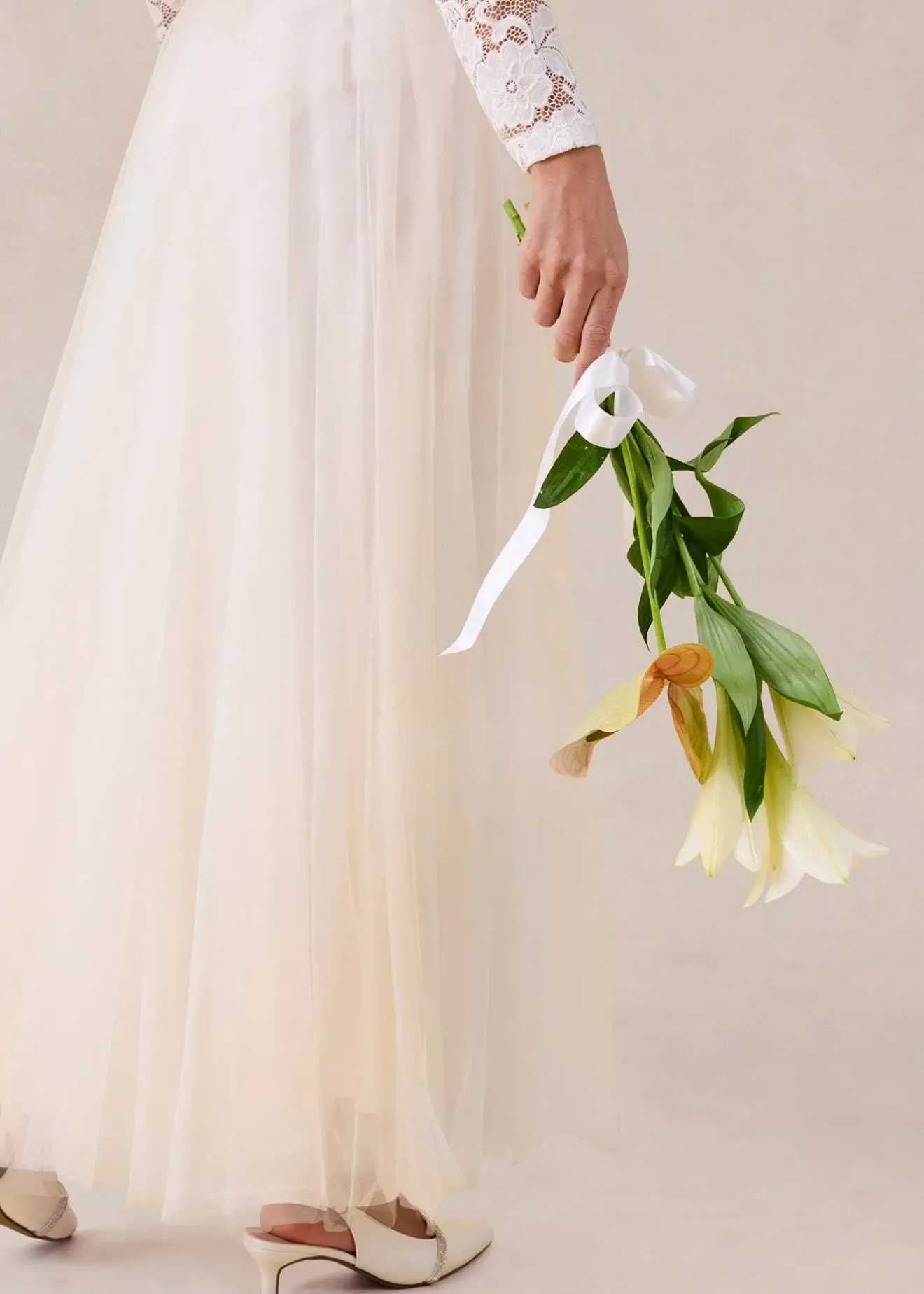 bonprix Jupe longue en tulle délicat|Femme Jupes