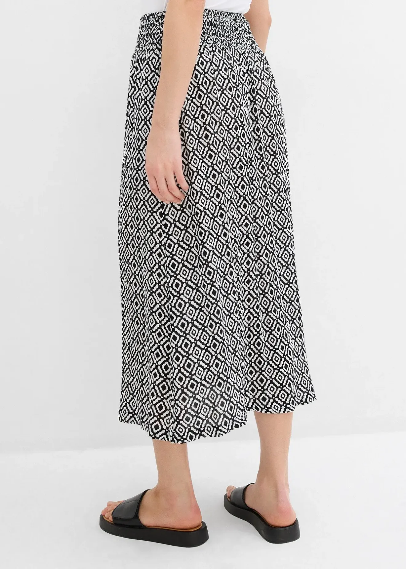 Femme bonprix Deux Pièces & Ensembles|Jupes|Jupe longue en viscose effet f