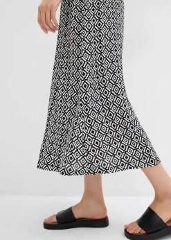 Femme bonprix Deux Pièces & Ensembles|Jupes|Jupe longue en viscose effet f