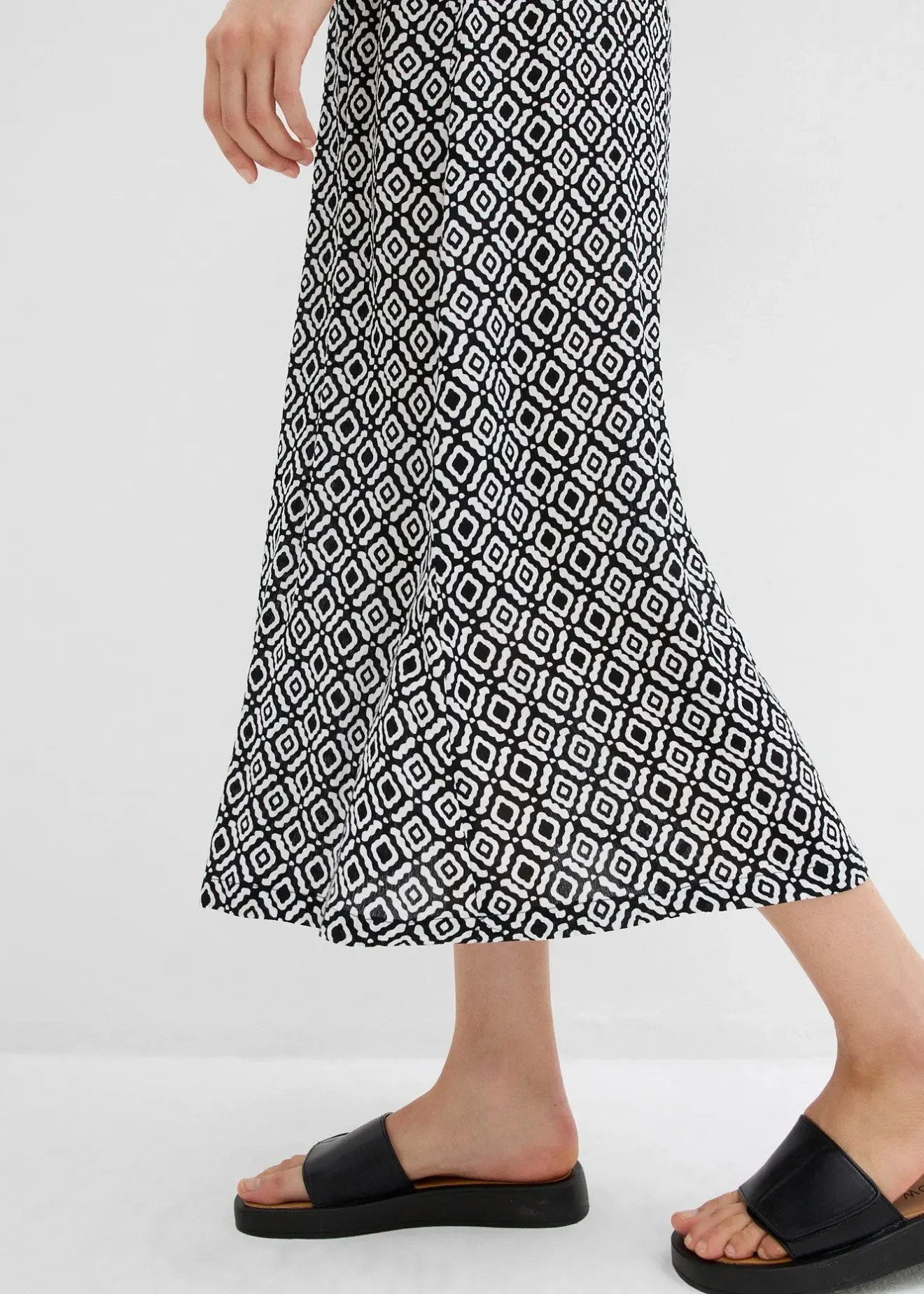 Femme bonprix Deux Pièces & Ensembles|Jupes|Jupe longue en viscose effet f