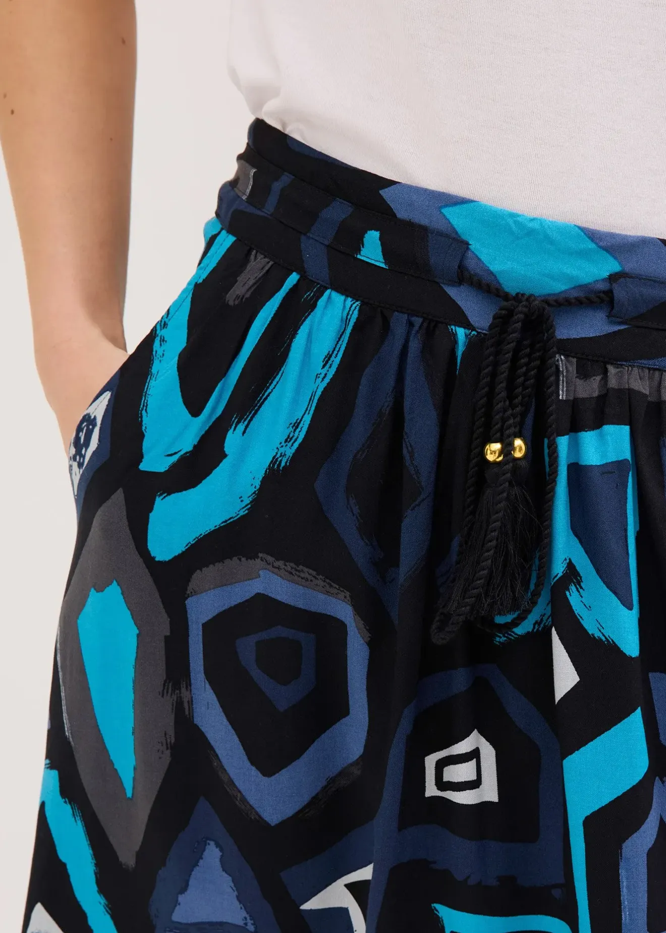 Femme bonprix Jupes|Jupe longue en viscose fluide