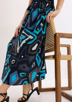 Femme bonprix Jupes|Jupe longue en viscose fluide