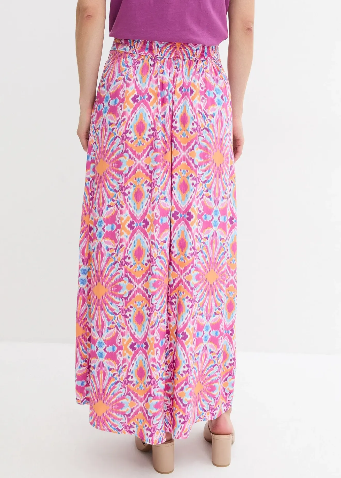 bonprix Jupe longue en viscose fluide|Femme Jupes