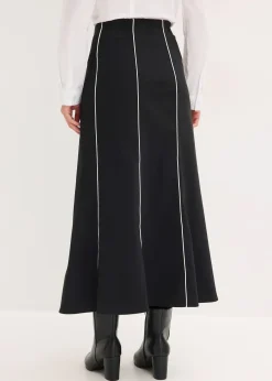 Femme bonprix Jupes|Jupe longue et extensible en bengaline