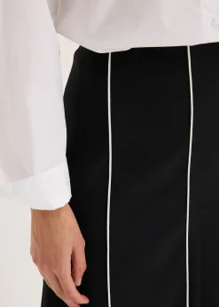 Femme bonprix Jupes|Jupe longue et extensible en bengaline