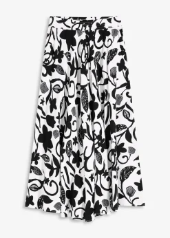 bonprix Jupe longue et fluide en viscose|Femme Jupes